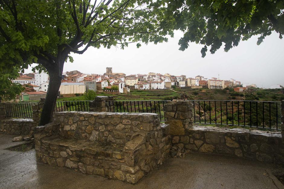 Vista general de Vistabella del Maestrazgo, Castellón, el pueblo más alto de la Comunidad Valenciana