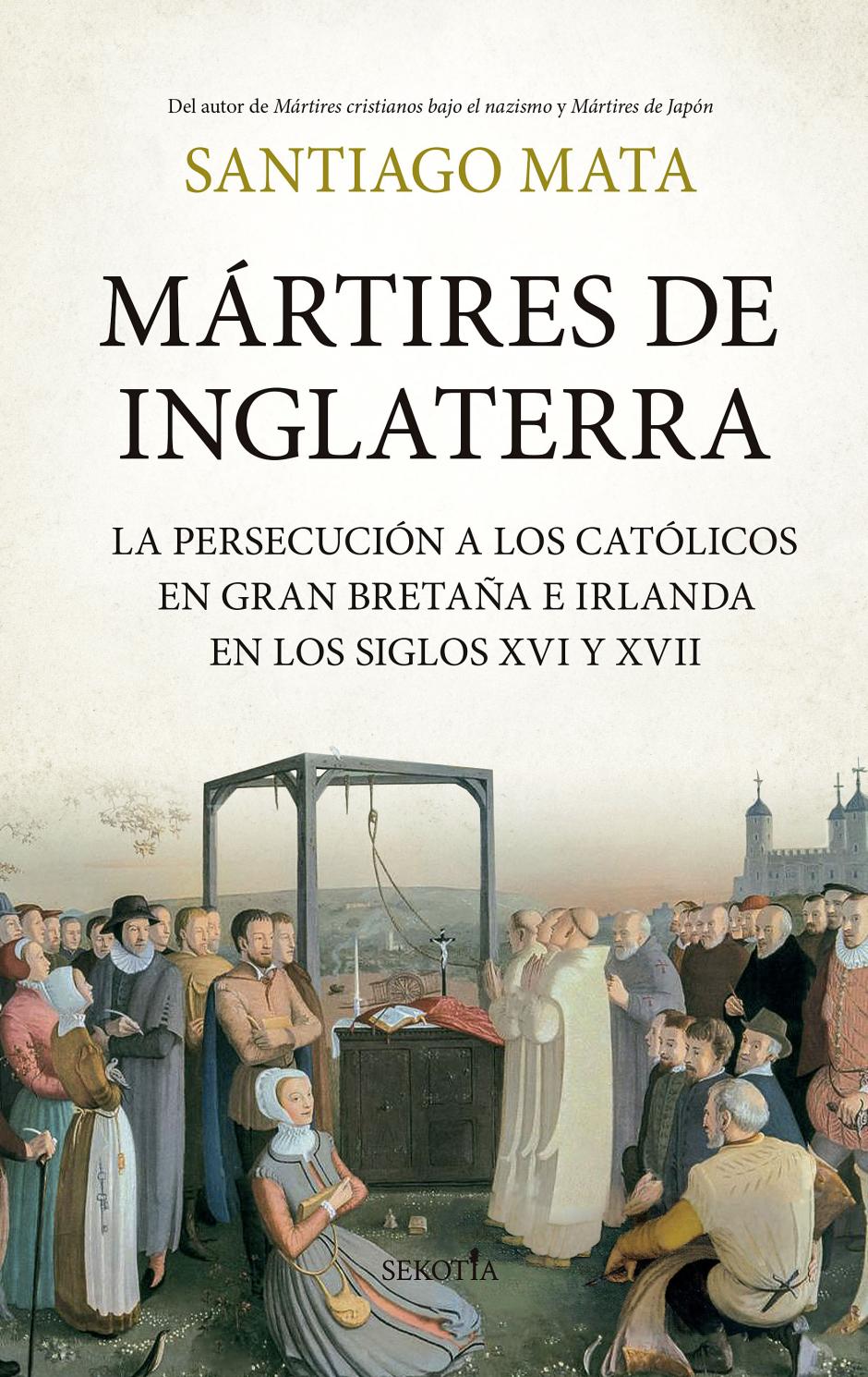 La portada del libro "Mártires de Inglaterra"