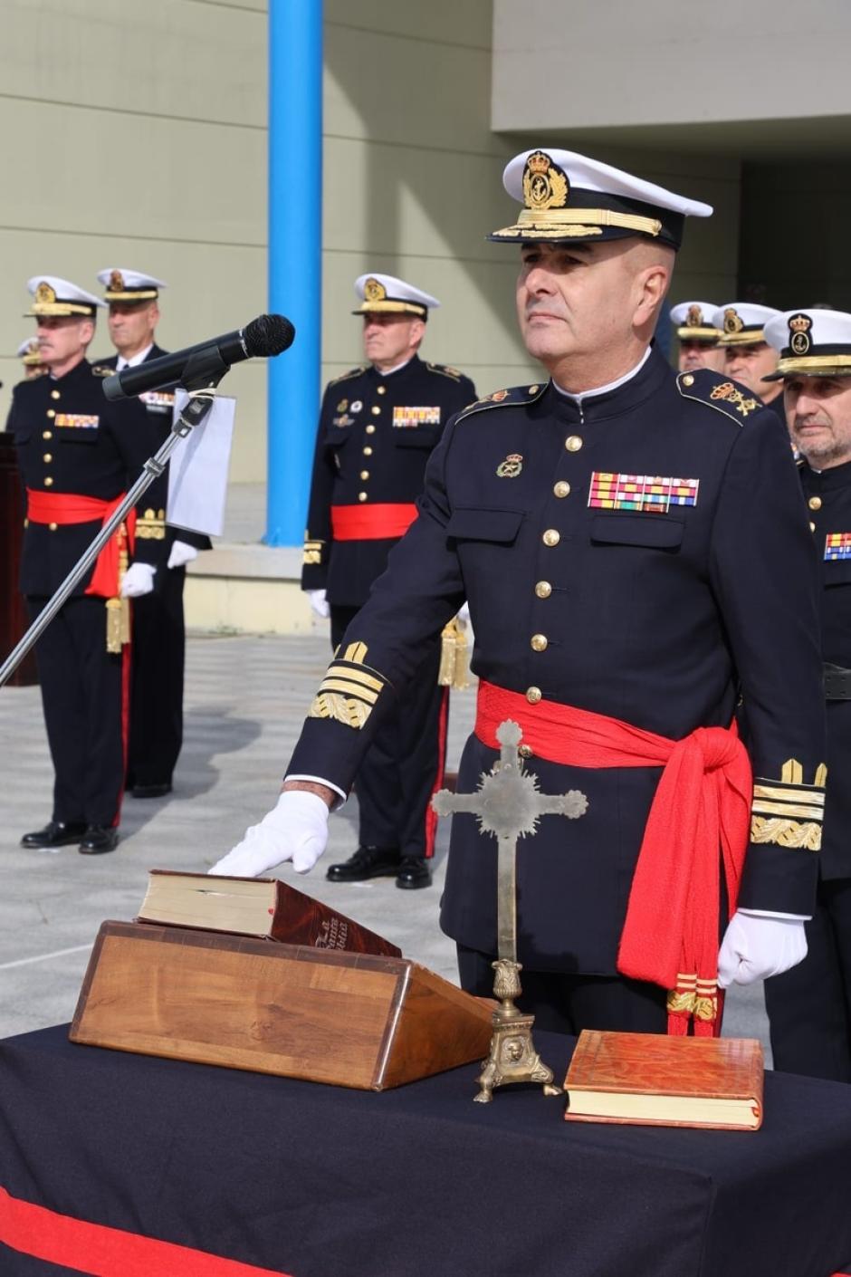 Juramento del Comandante General de la Infantería de Marina, Jose Luis Souto Aguirre