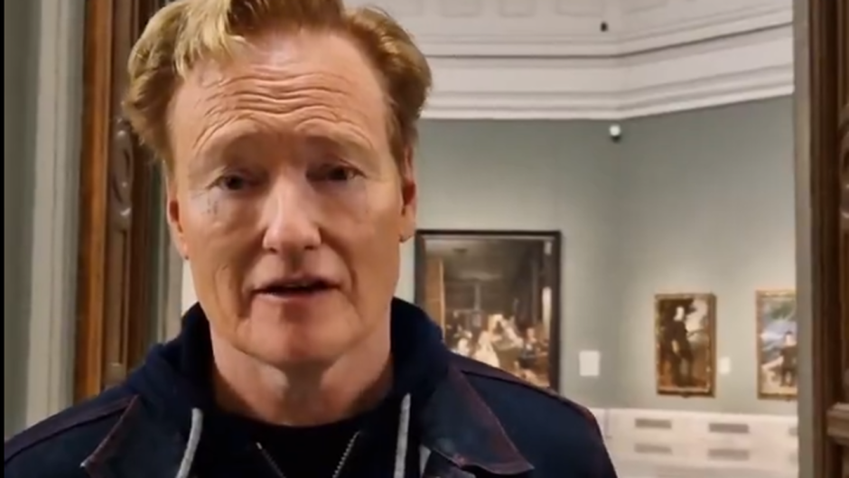 Conan O' Brien en el Museo del Prado