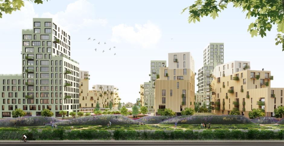 Nuevo complejo de viviendas en la Patacona, Valencia