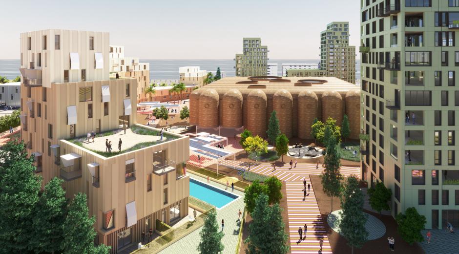 Nuevo complejo de viviendas en la Patacona, Valencia
