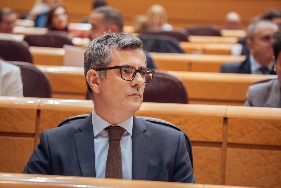 El ministro de la Presidencia, Justicia y Relaciones con las Cortes, Félix Bolaños