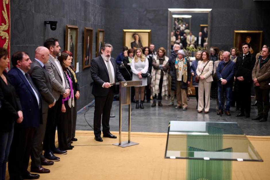 Asistentes en el Parlamento de Navarra