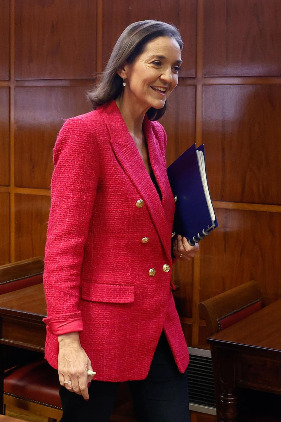 La portavoz del PSOE en el Ayuntamiento de Madrid y exministra de Industria, Comercio y Turismo, Reyes Maroto