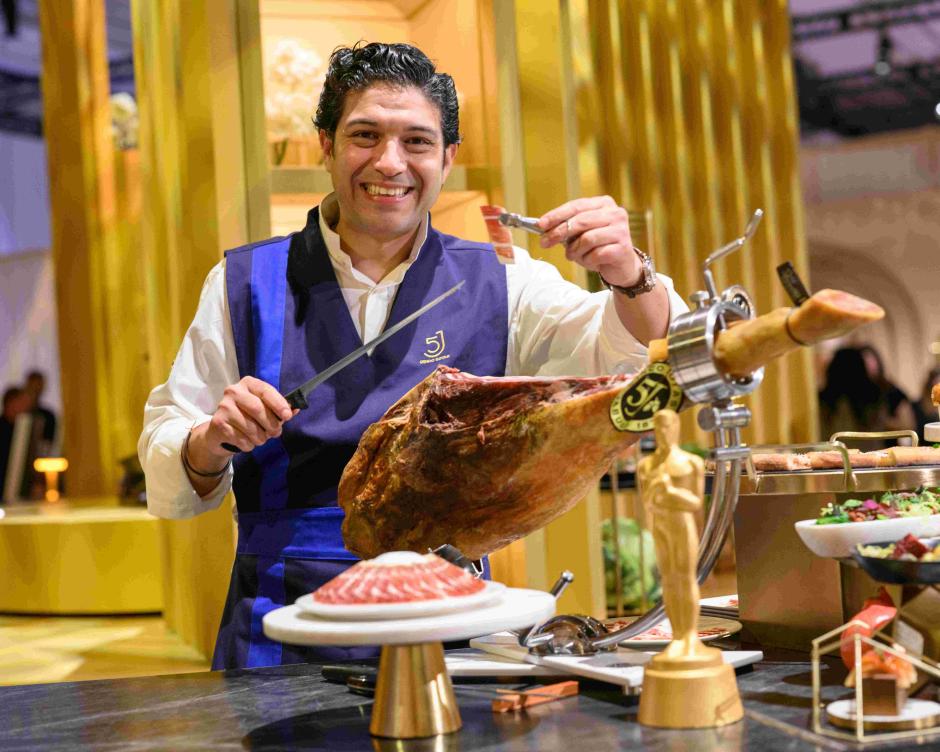 El cortador de jamón Cinco Jotas