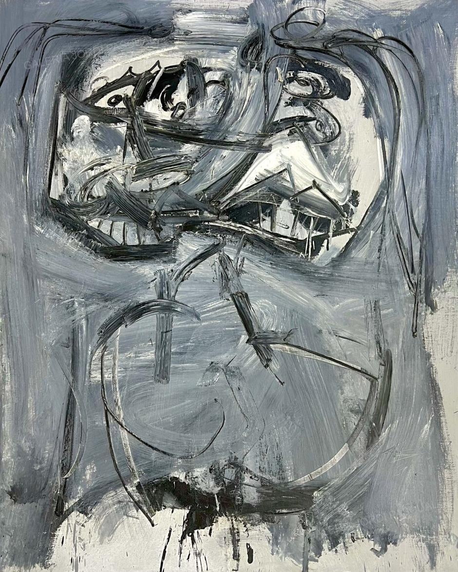 La obra de Antonio Saura 'Stima, 1959'