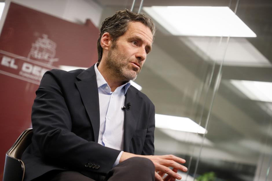 El portavoz del PP, Borja Sémper, durante su entrevista con El Debate