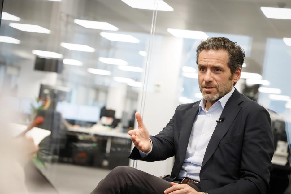 El portavoz del PP, Borja Sémper, durante su entrevista con El Debate