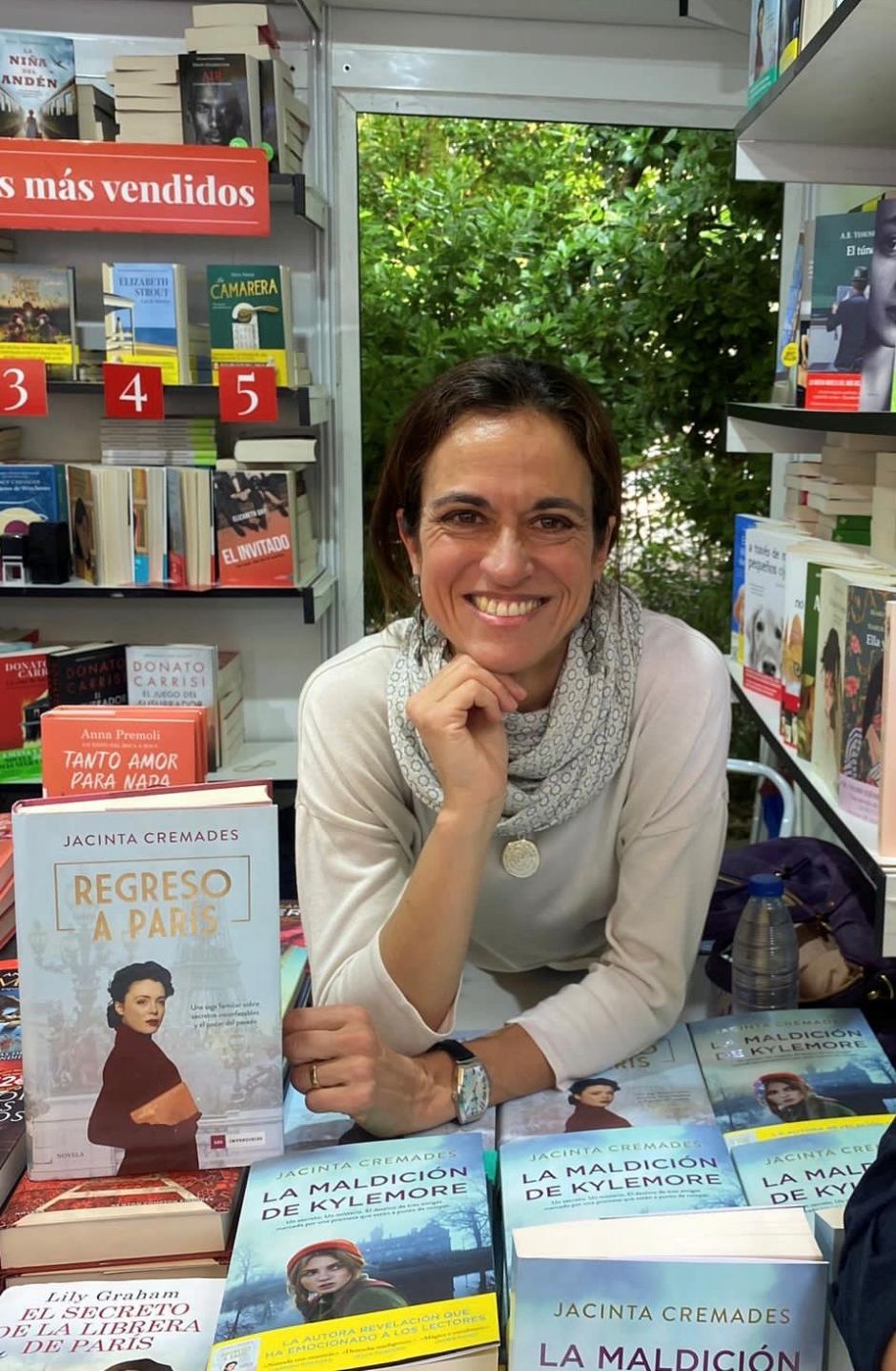 Jacinta Cremades en la Feria del Libro