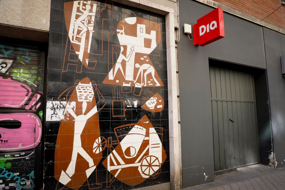 Mural de César Manrique en Madrid