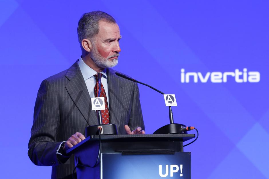 Don Felipe, este lunes, en el Wake Up Spain