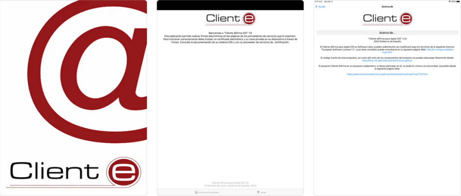 Cliente @firma movil en App Store