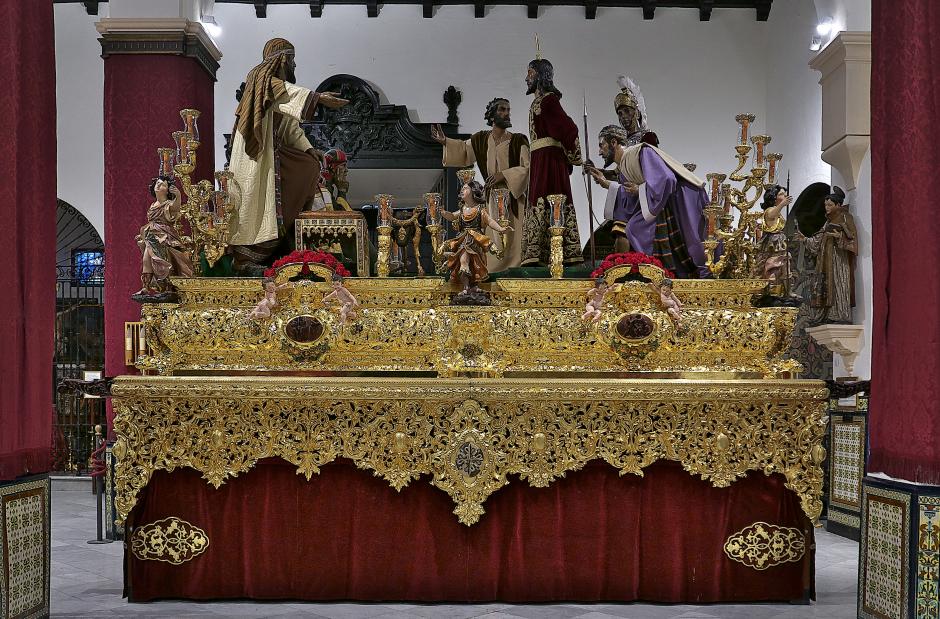 El misterio de la Bofetá, obra de Castillo Lastrucci, supuso un antes y un después en la composición de los pasos de misterio