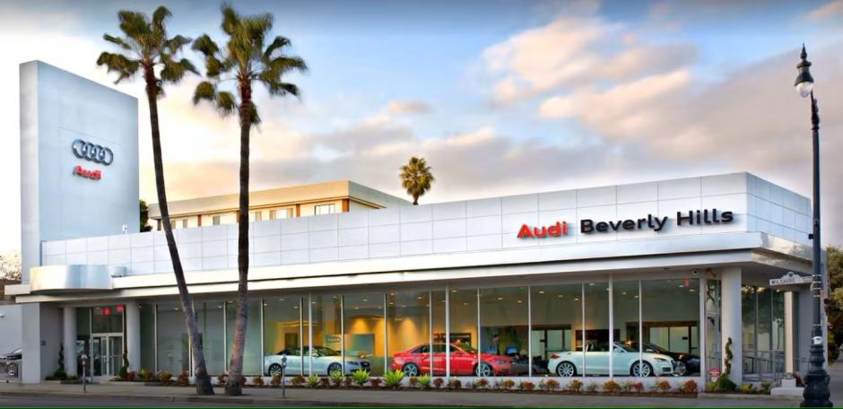 Un concesionario de Audi en Beverly Hills