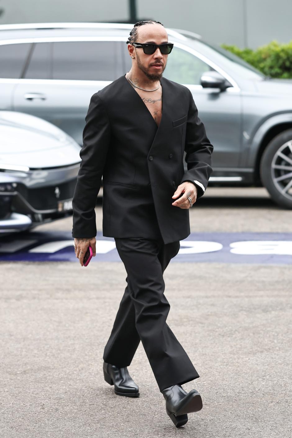 Driver Lewis Hamilton of Ferrari during Australian Grand Prix 2025 in Melbourne, Australia.