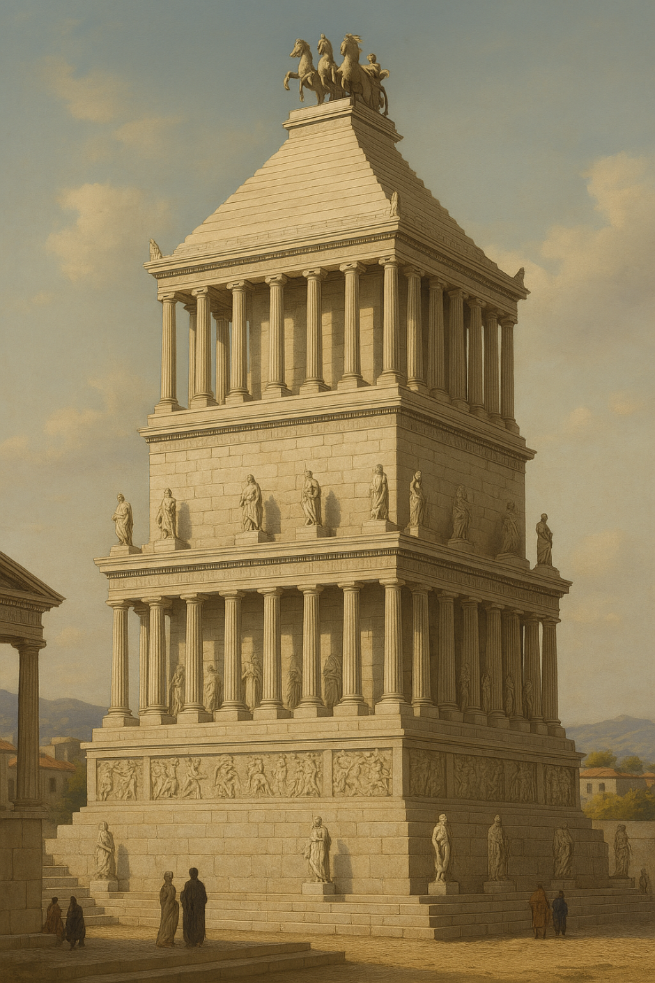 El mausoleo de Halicarnaso, según ChatGpt