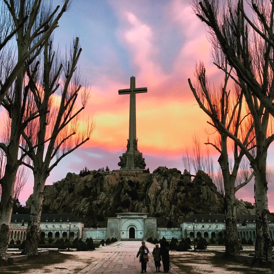 Atardece en el Valle de los Caídos