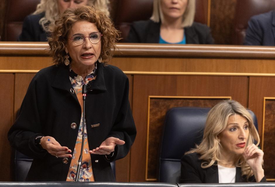 La vicepresidenta primera del Gobierno y ministra de Hacienda, María Jesús Montero