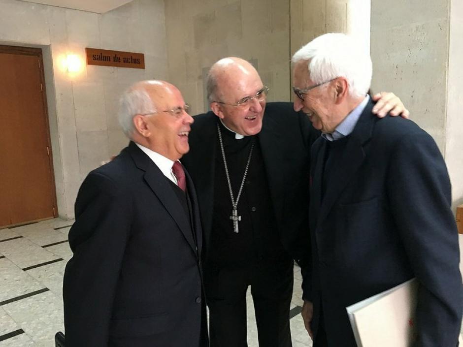 Marciano Vidal, el cardenal Carlos Osoro Juan Dios Velasco, fallecido en 2020
