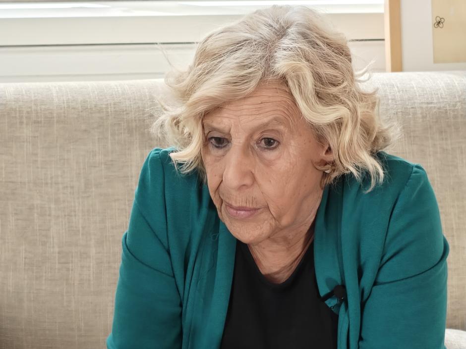 Manuela Carmena, durante su entrevista con El DEbate