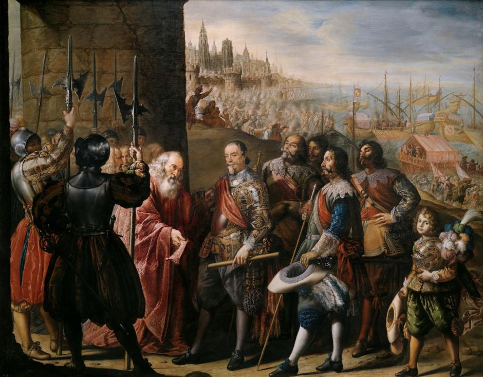 El socorro de Génova por el II marqués de Santa Cruz. Obra de Antonio de Pereda y Salgado