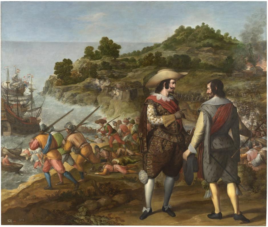 La recuperación de San Juan de Puerto Rico. Obra de Eugenio Cajés