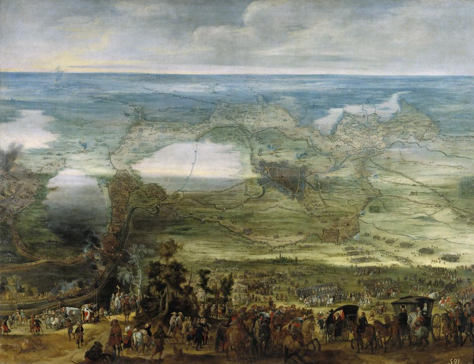 El sitio de Breda por Pieter Snayers