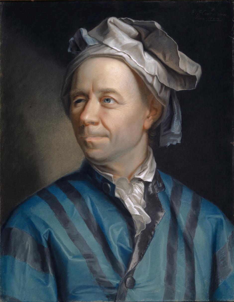 Leonhard Euler, famoso matemático que resolvió el problema en 1736, dando origen a la teoría de grafos. Retrato de 1753