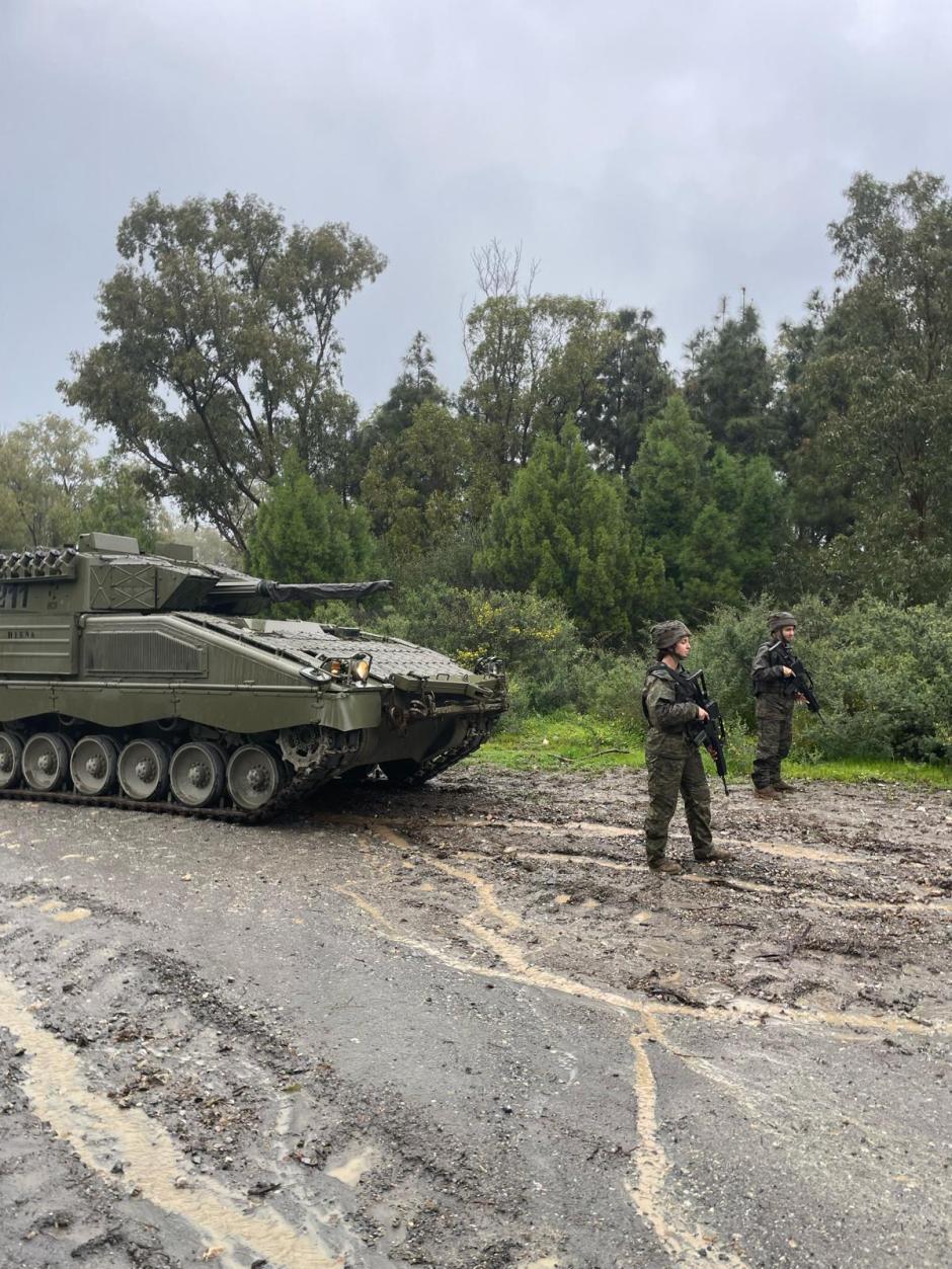 Operación de instrucción del Regimiento de Caballería Montesa nº 3 en ceuta