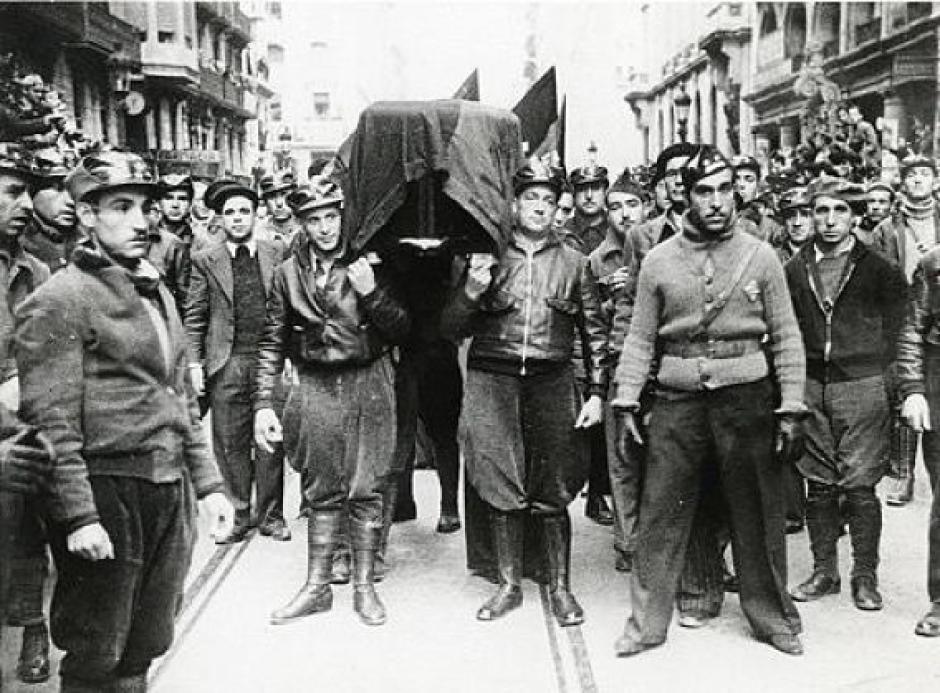 El entierro de Durruti