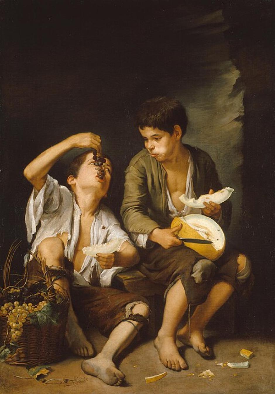 Bartolomé Esteban Pérez Murillo: 'Comedor de uvas y melones'