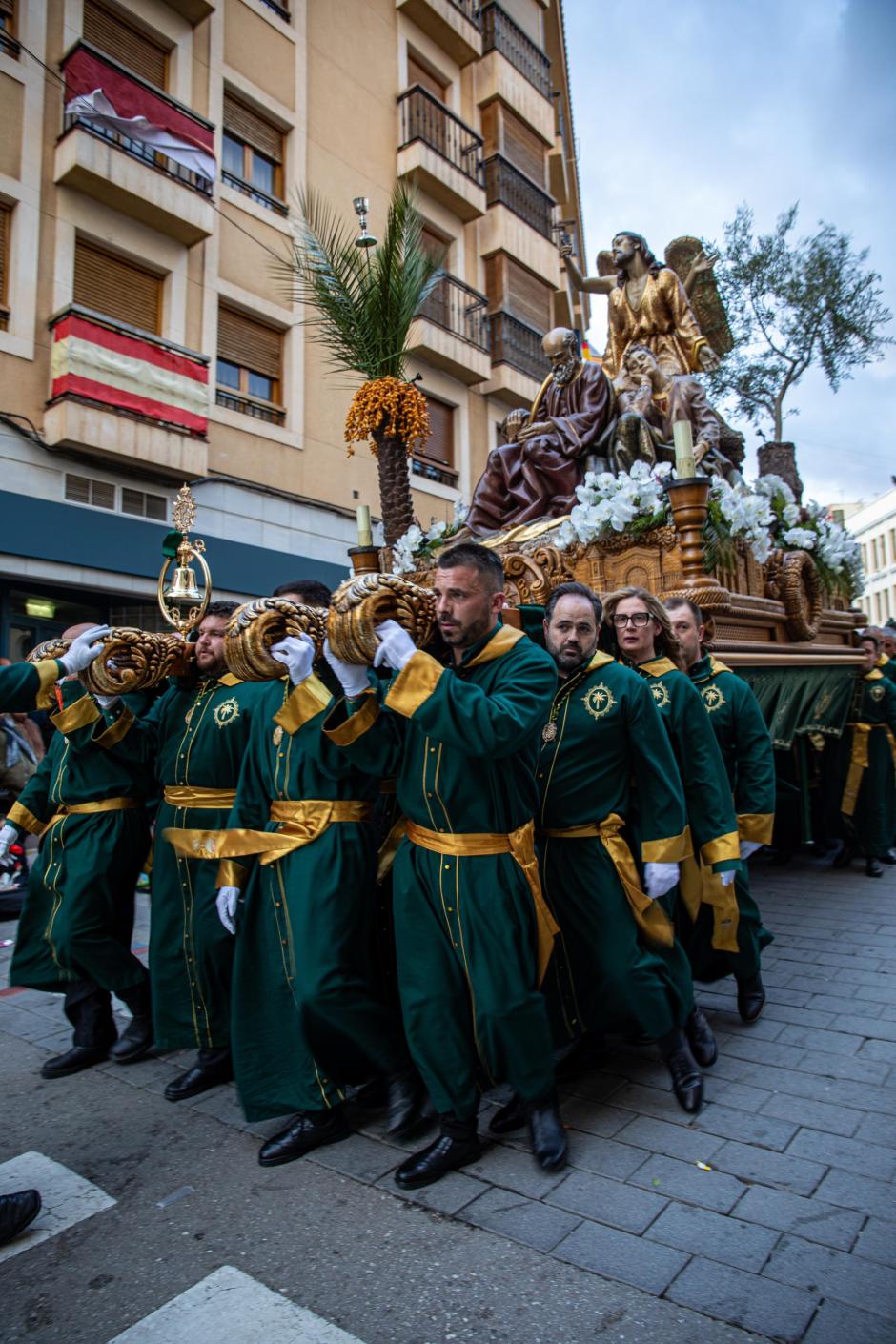 Núñez en un momento de la procesión