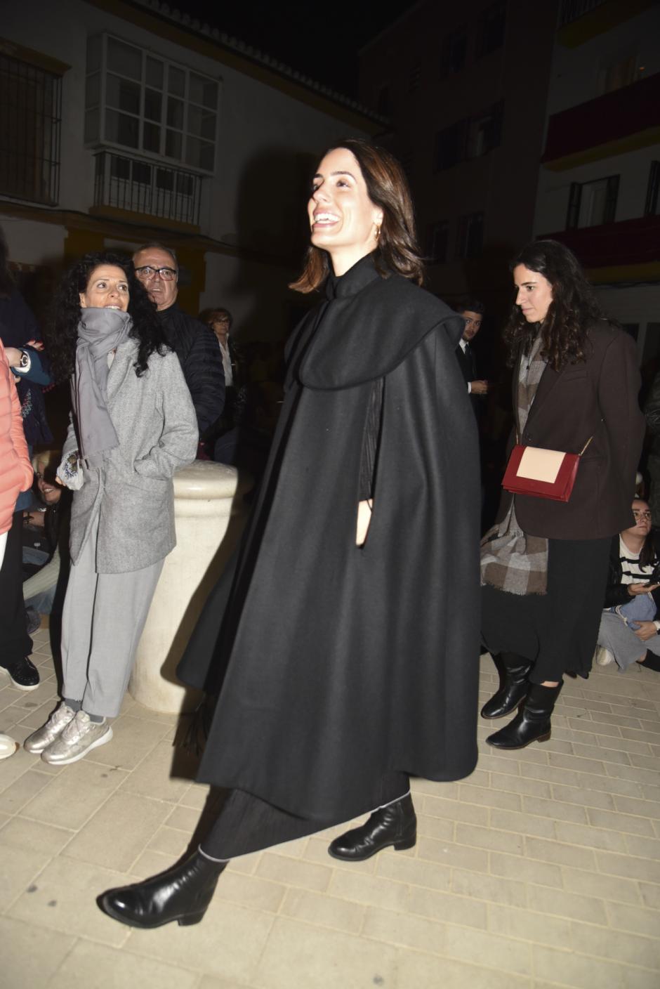 Sofia Palazuelo during the Madruga procession in Seville, April 17, 2025