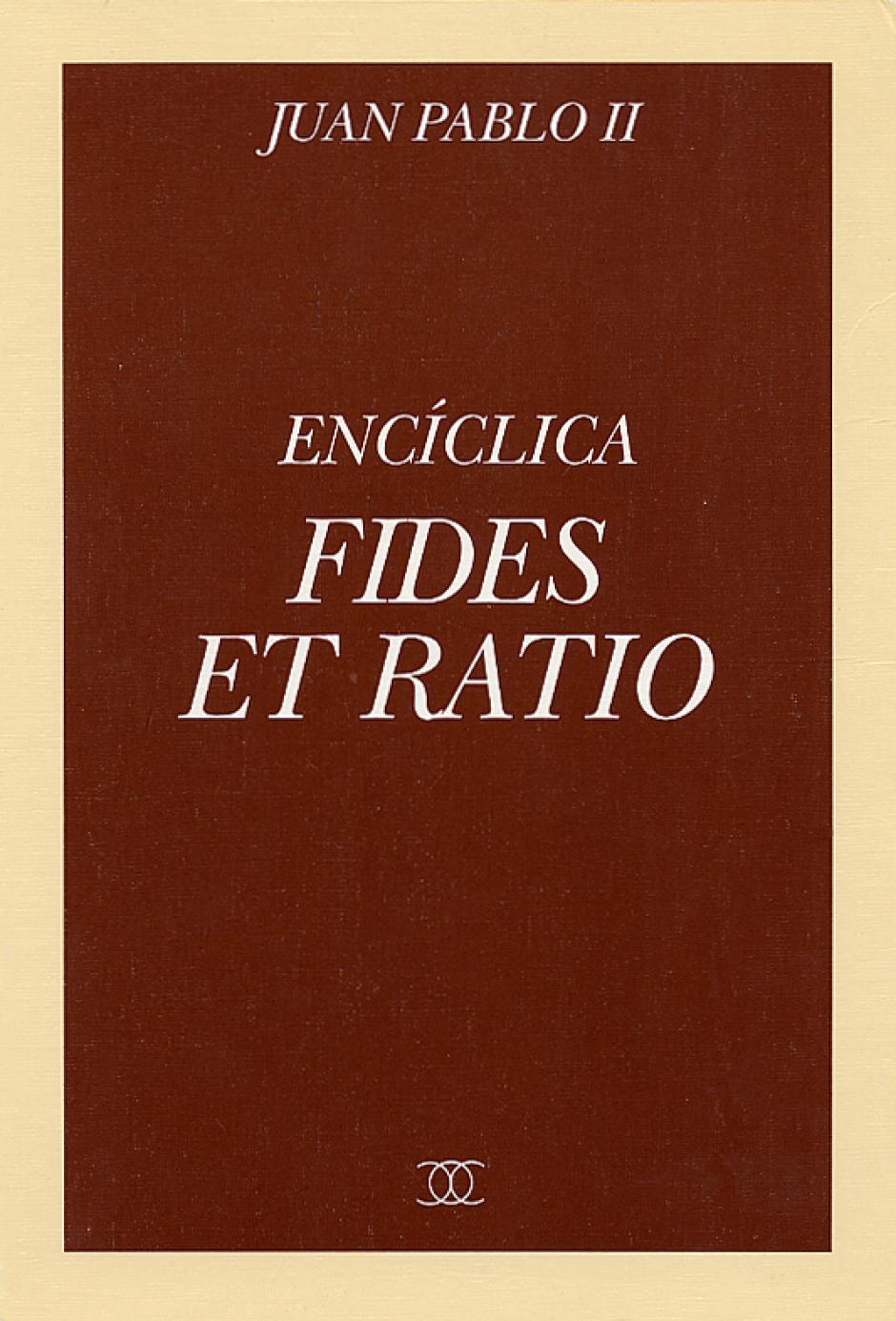 Cubierta de 'Fides et Ratio', de San Juan Pablo II