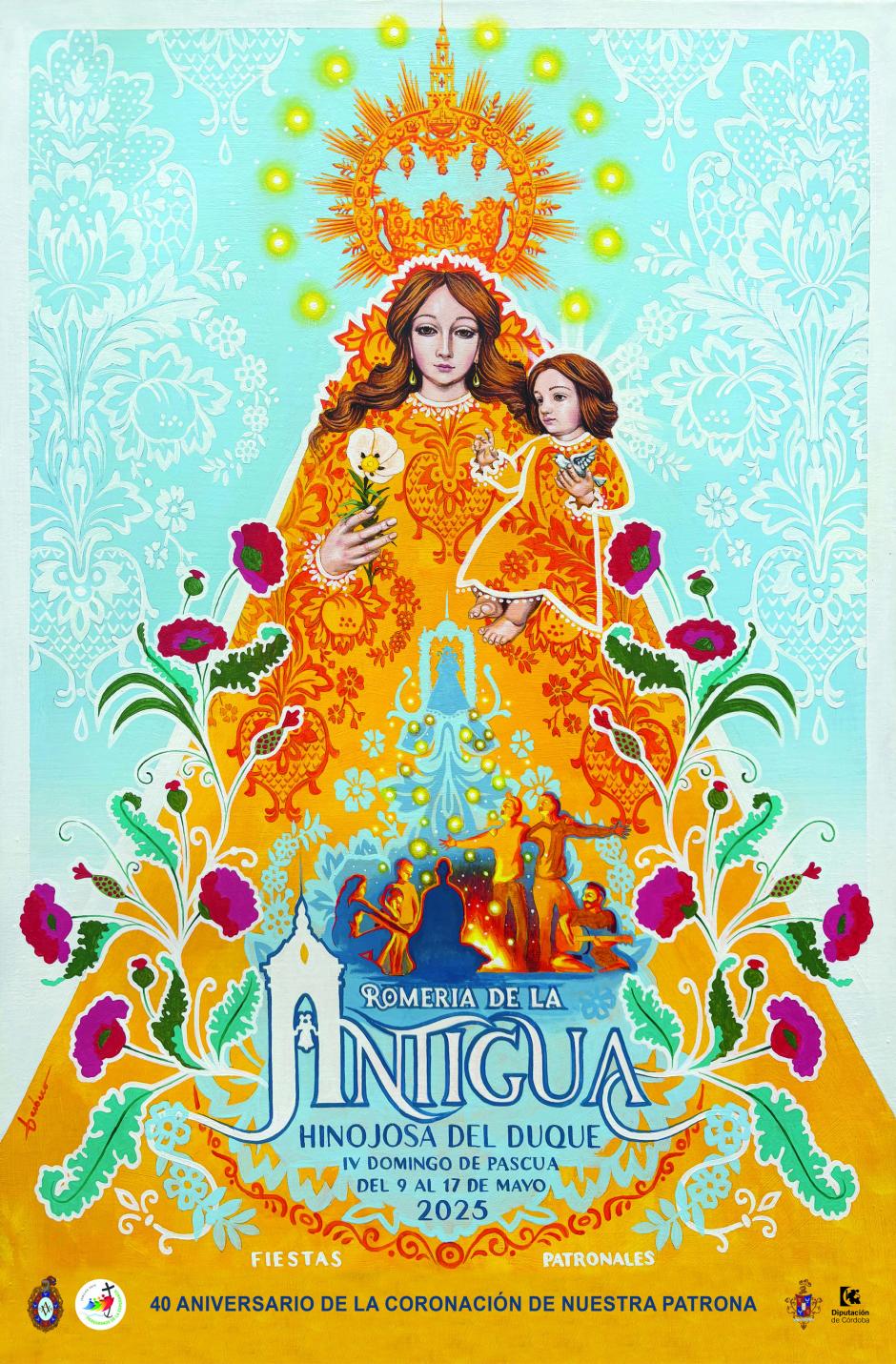 Cartel de las Fiestas de la Virgen de la Antigua 2025