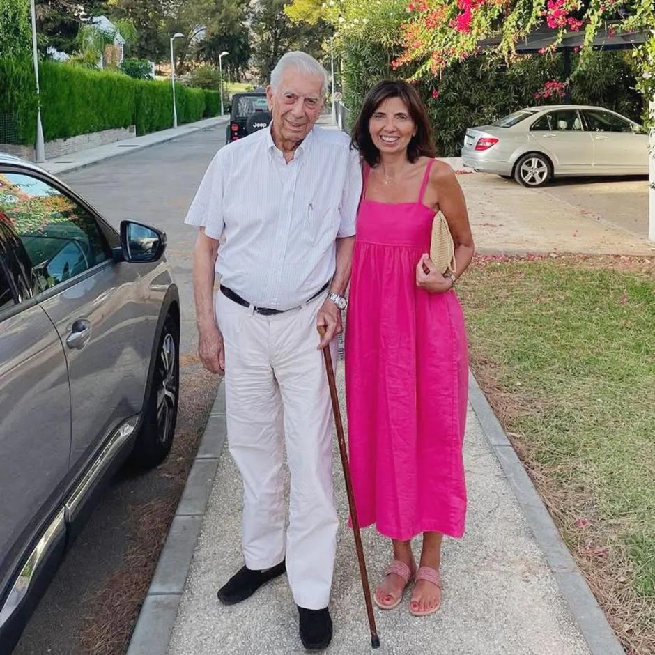 Mario Vargas Llosa y Nada Hadid