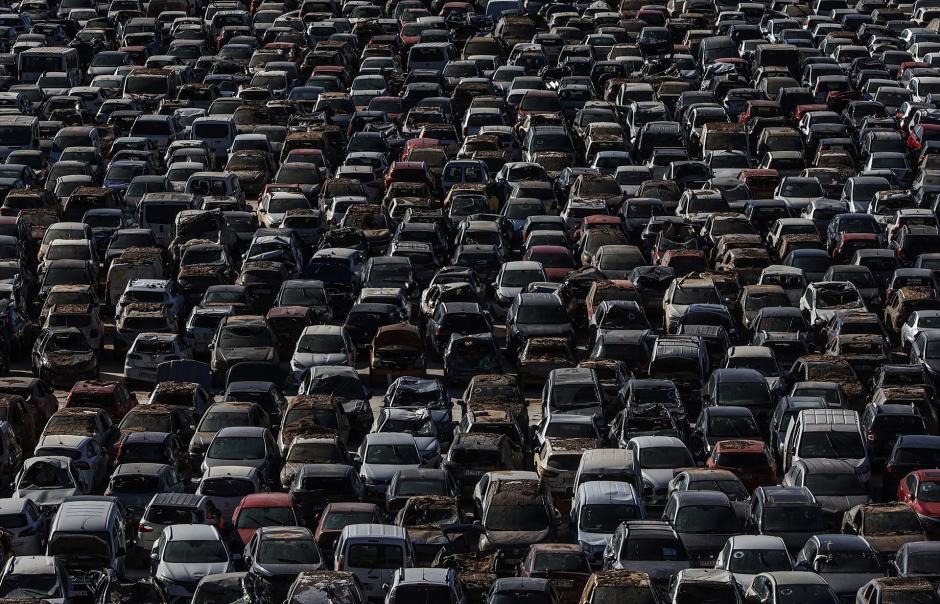 Vista aérea de un desguace de vehículos, a 13 de enero de 2025, en Benaguasil, Valencia, Comunidad Valenciana (España). Más de 120.000 vehículos han sido damnificados por las inundaciones del pasado 29 de octubre en Valencia.
Rober Solsona / Europa Press
13 ENERO 2025;BENAGUASIL;VALENCIA;VEHÍCULOS;DESGUACE;COCHES;DANA;INUNDANCIONES
13/1/2025