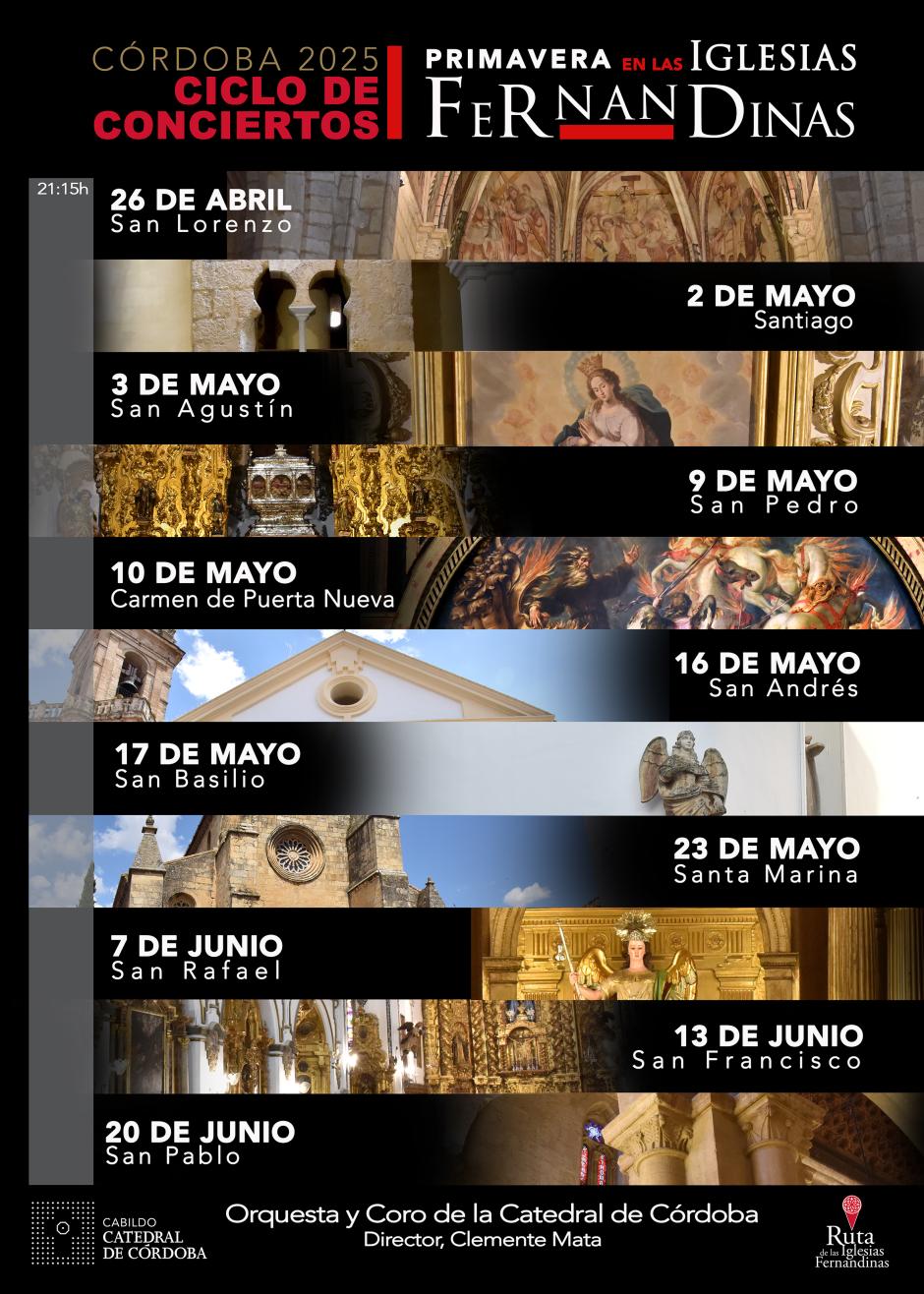 Cartel del ciclo de conciertos