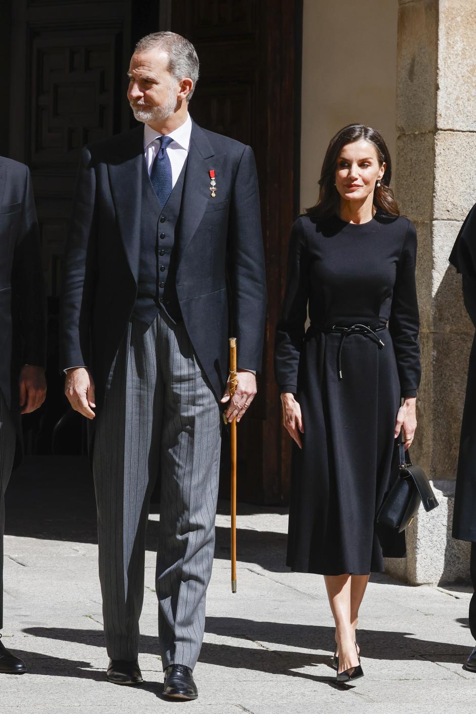 Spanish King Felipe VI and Queen Letizia during Miguel de Cervantes awards in Alcalá de Henares( Madrid) on Wednesday, 23 April 2025.