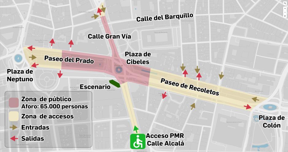 Plano informativo de la Fiesta de la Resurrección