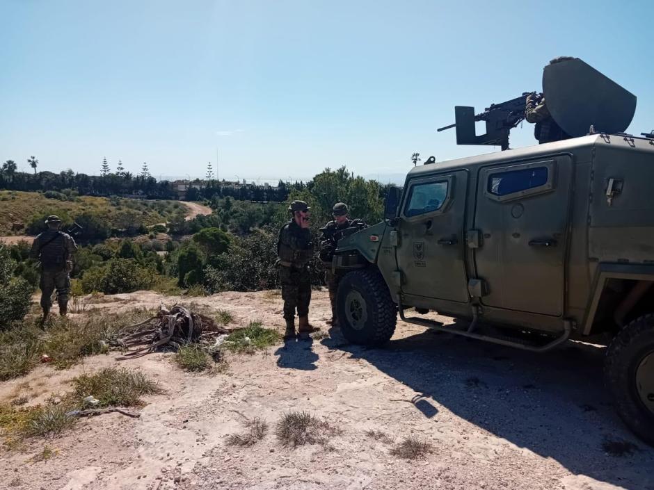 Los Regulares de Melilla, durante su última misión disuasoria