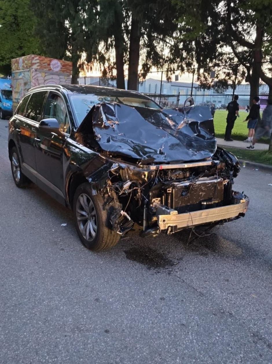 Estado del vehículo empleado en el atropello de Vancouver