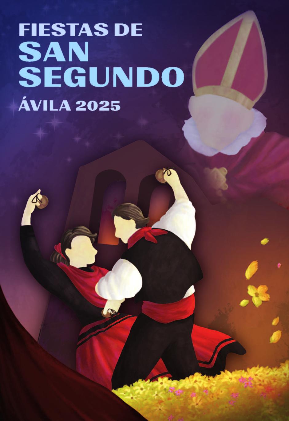 Cartel de las fiestas de San Segundo 2025