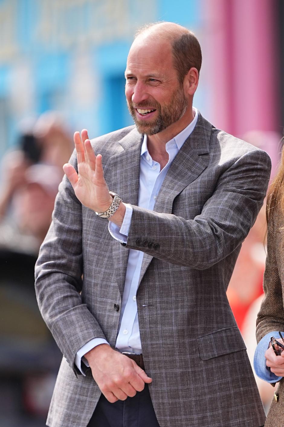 The Prince of Wales, known as the Duke of Rothesay when in Scotland, during a visit to Aros Hall, in the town of Tobermory on the Isle of Mull. Picture date: Tuesday April 29, 2025. *** Local Caption *** .