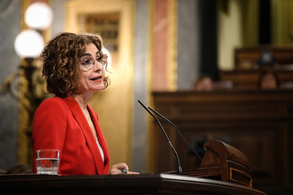 María Jesús Montero en el Congreso de los Diputados