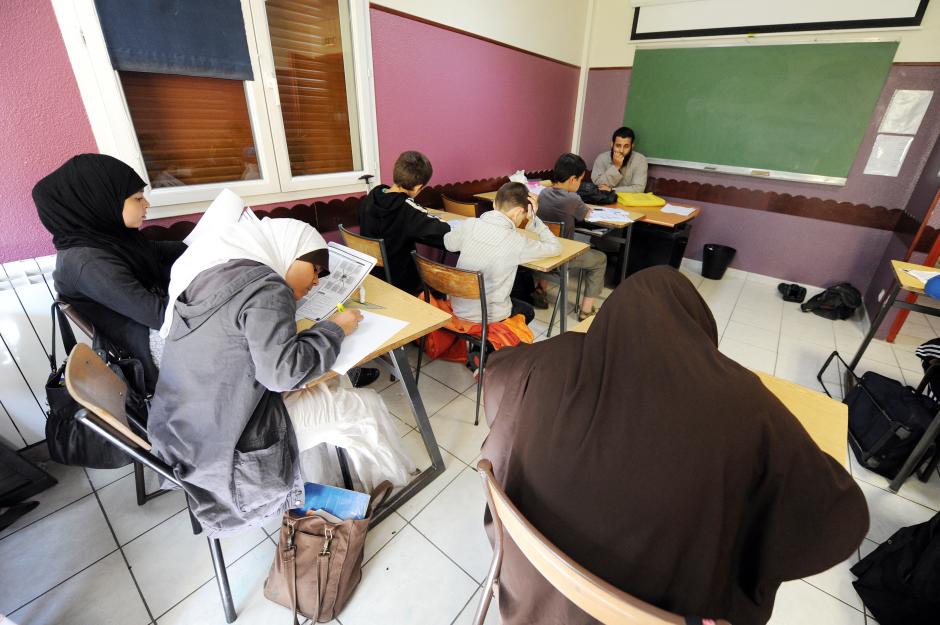 Varios niños musulmanes en un colegio de Toulouse