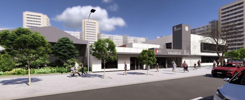 Recreación de la estación de autobuses de Valladolid una vez remodelada