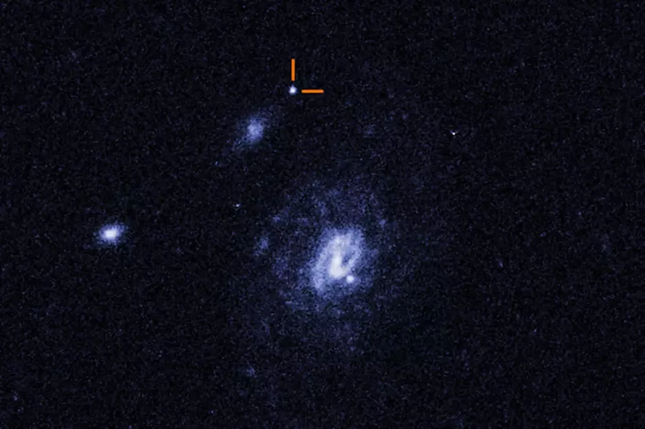 LFBOT descubierto por el Telescopio Espacial Hubble en 2023, apodado 'el Pinzón'