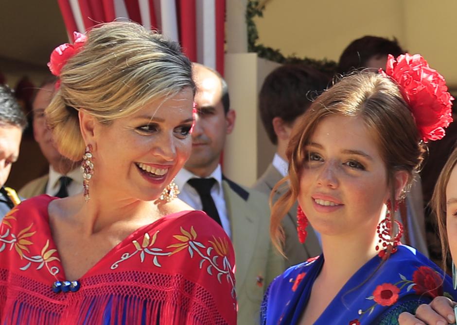 La Reina Máxima y su hija Alexia en Sevilla en 2019